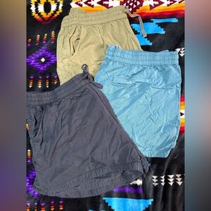 Casual Women's Shorts - Black, Blue, Tan